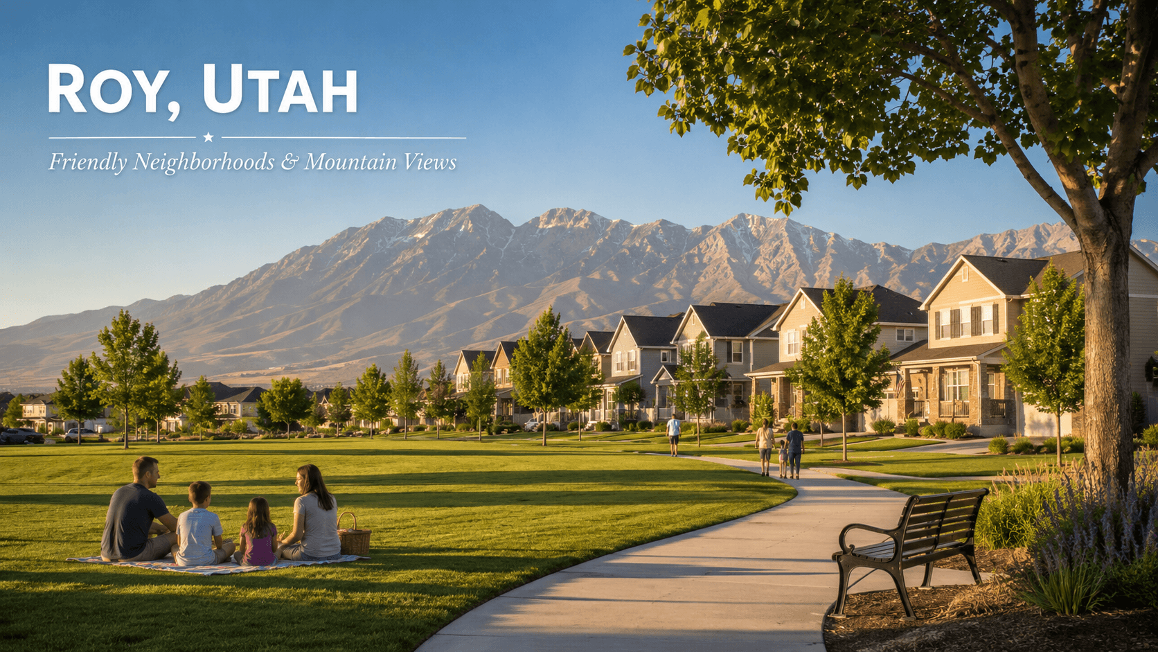 Exploring the friendly, family-focused suburb of roy, utah