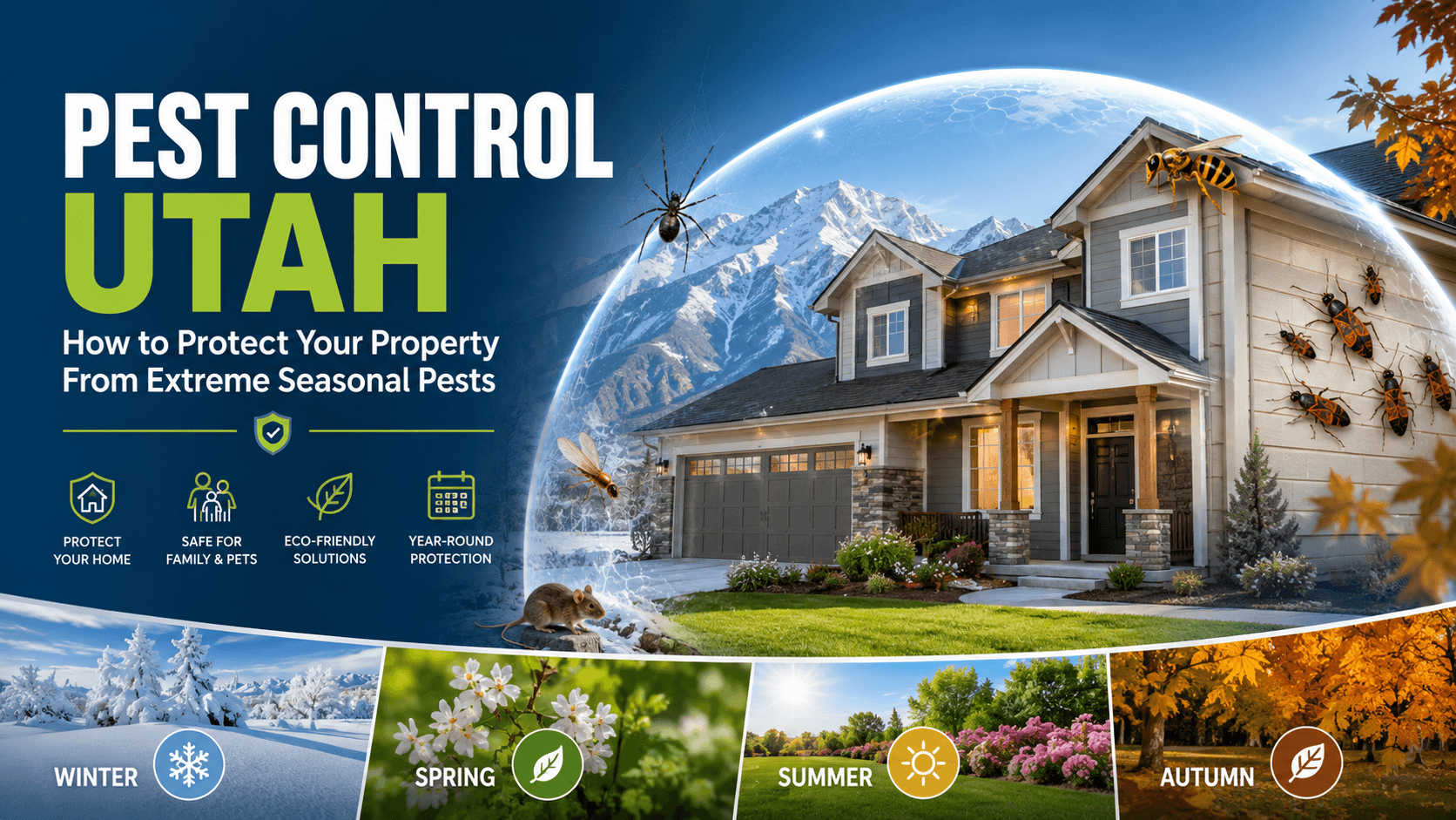 Pest Control Utah: How to Protect Your Property From Extreme Seasonal Pests