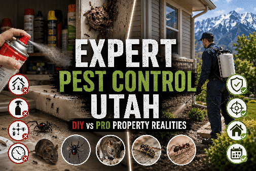 Proactive Property Protection: Navigating DIY vs. Professional Pest Control Utah