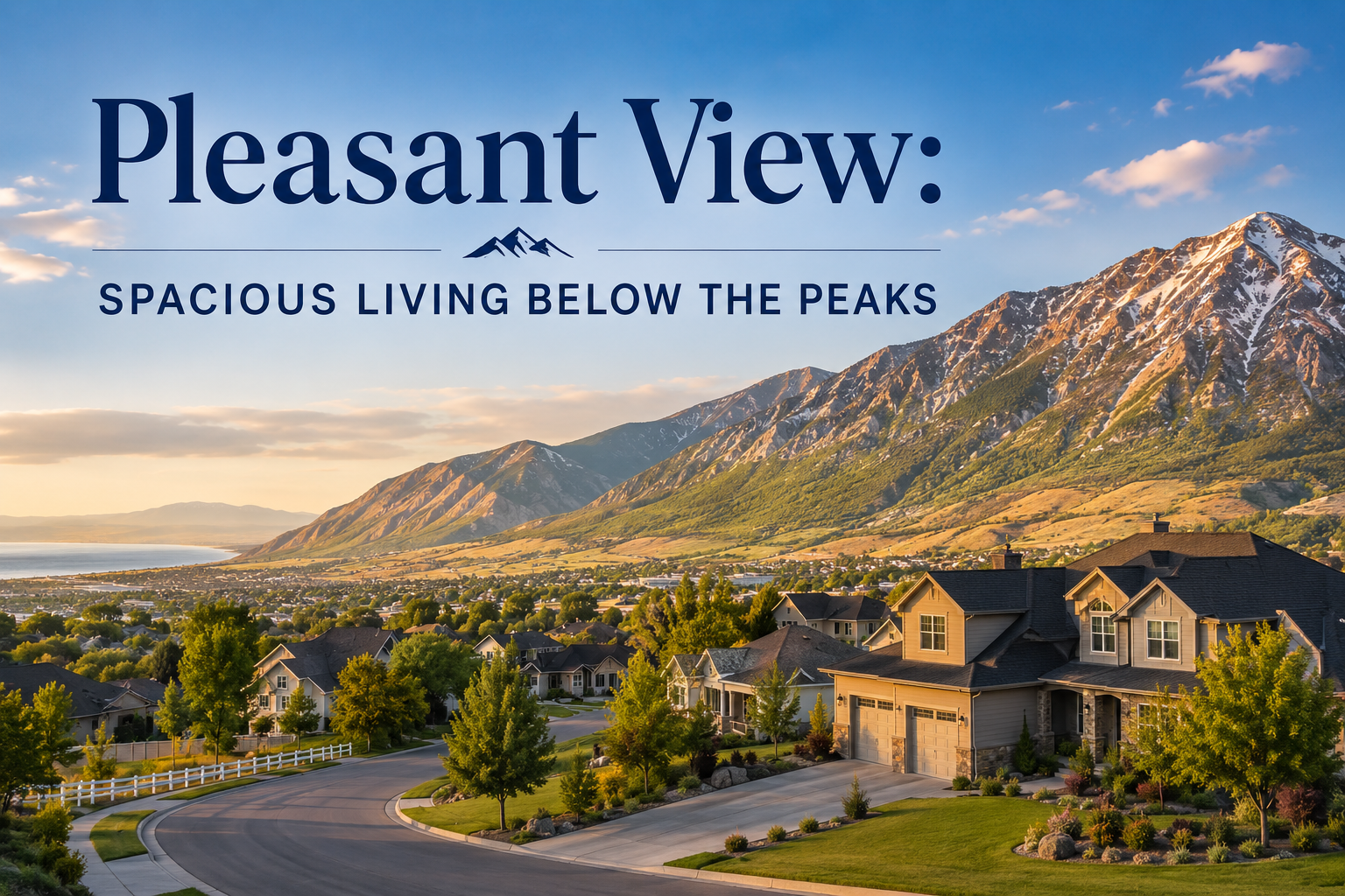 Pleasant View: Spacious Living Below the Peaks