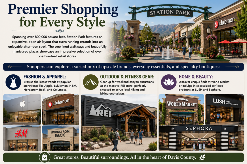 Station park the ultimate shopping dining entertainment hub in farmington