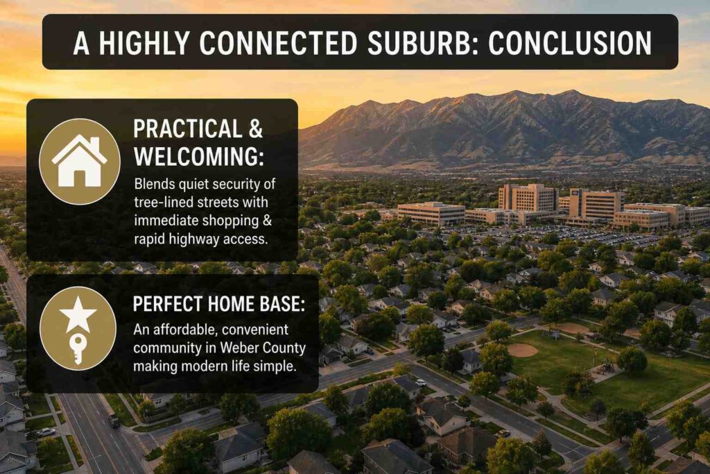 A highly connected suburb