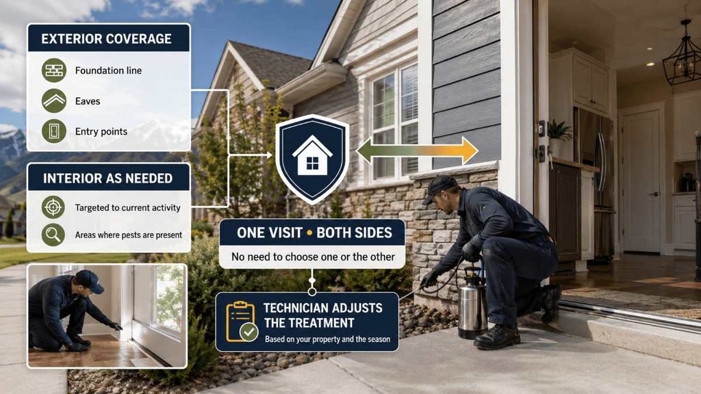 What is included in a quarterly visit