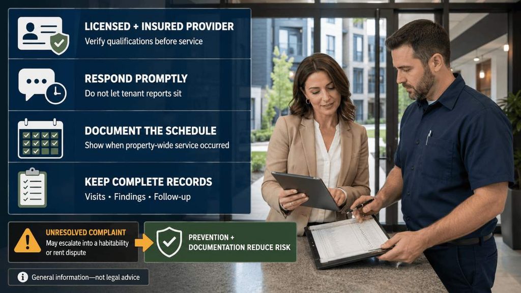What liability and compliance considerations should property managers know about