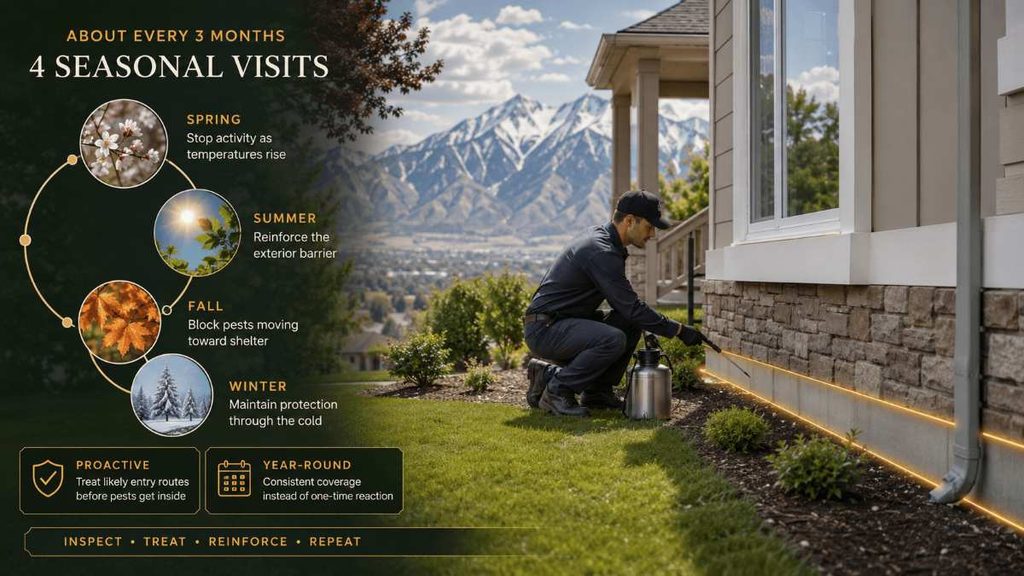 How Does Quarterly Pest Control in Salt Lake City Fit Into Prevention