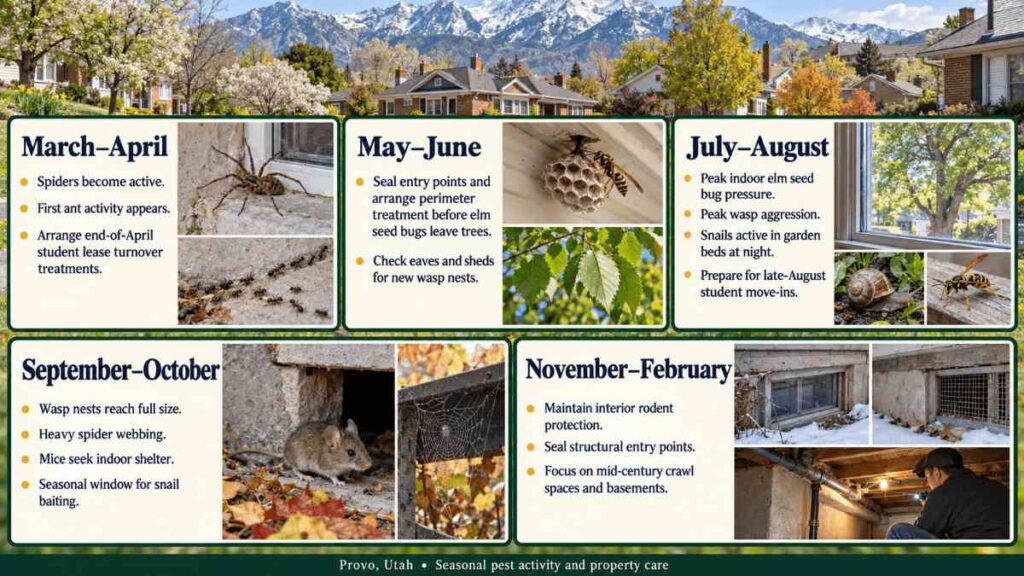 Pest Control In Provo, Utah 2 A provo pest control calendar