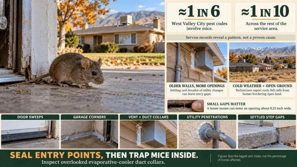 Mice the pest that defines west valley city's work