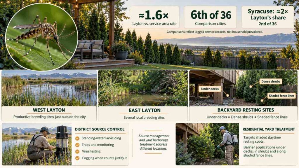 Mosquitoes elevated, but not for syracuse's reason