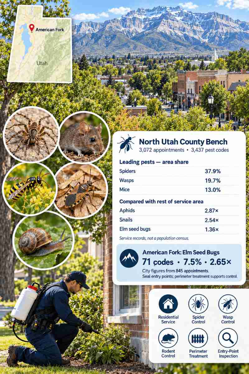 Pest control in american fork, utah