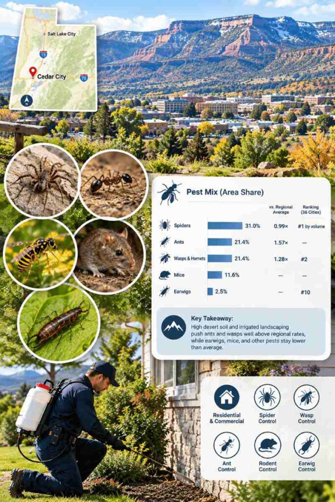 Pest control in cedar city, utah
