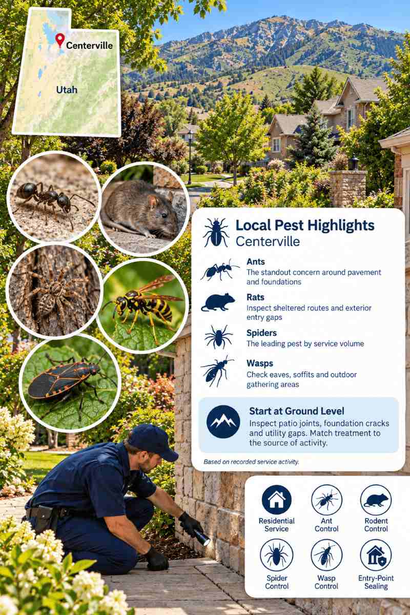Pest control in centerville, utah