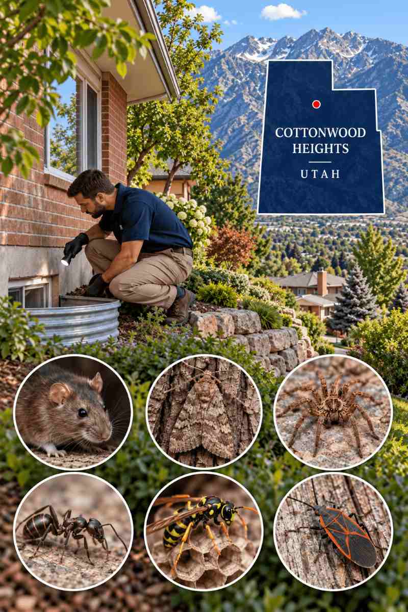 Pest control in cottonwood heights, utah