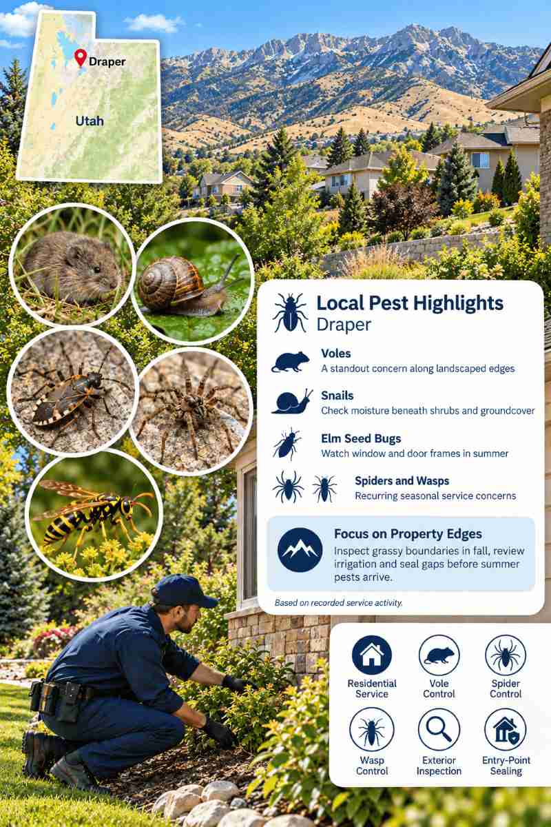 Pest control in draper, utah