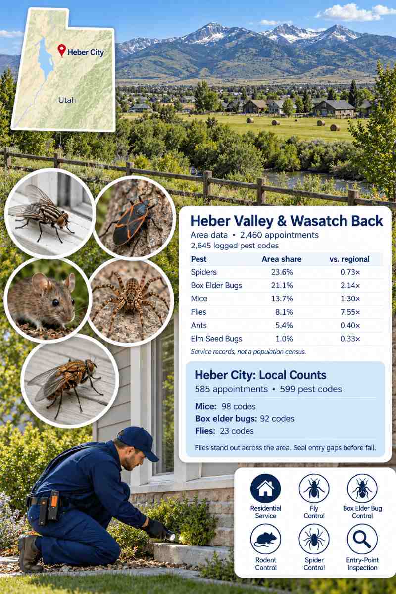 Pest control in heber city, utah