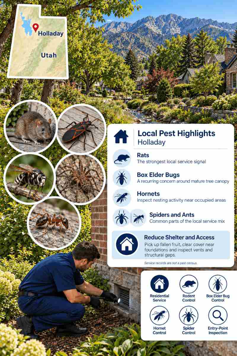 Pest control in holladay, utah
