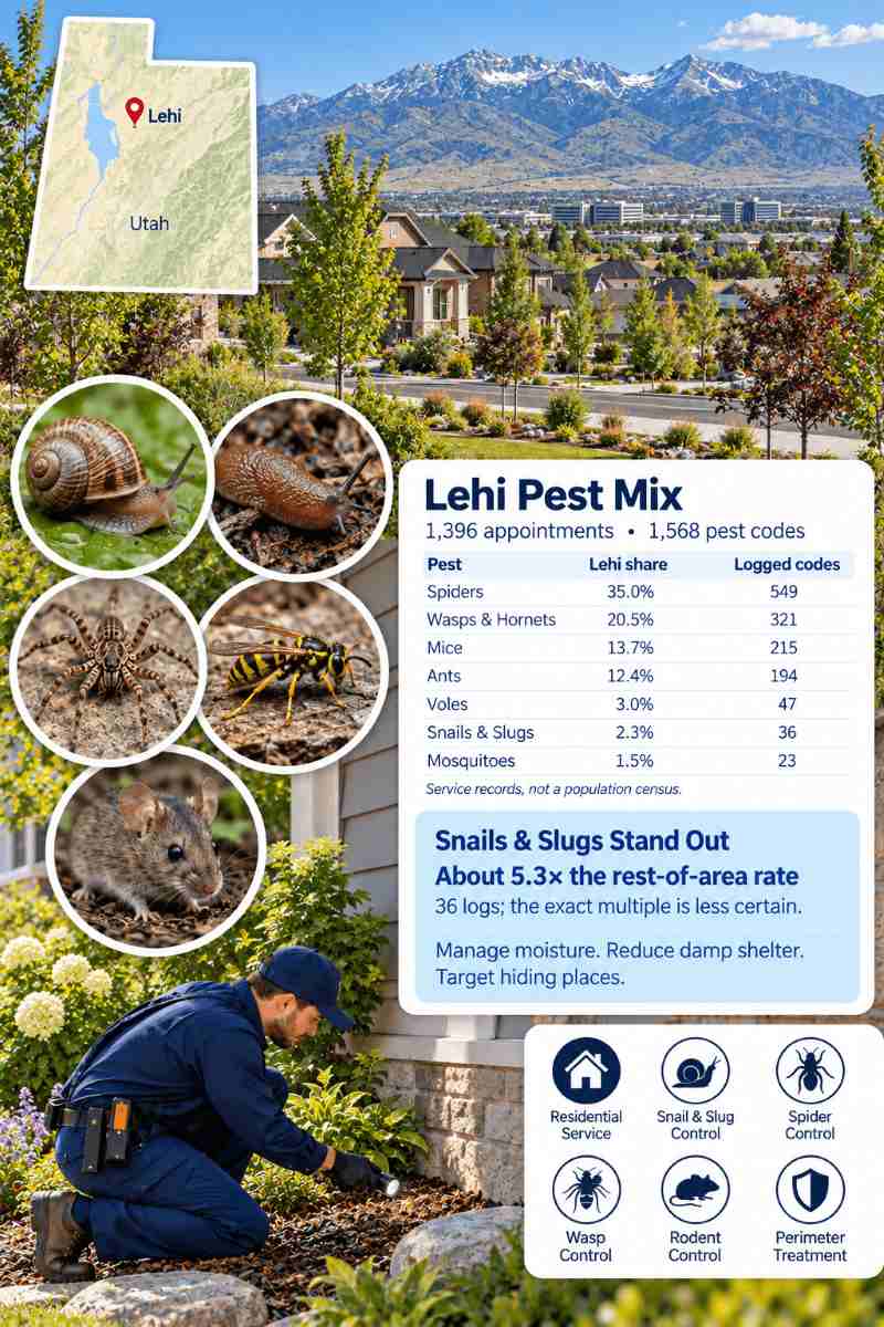 Pest control in lehi, utah