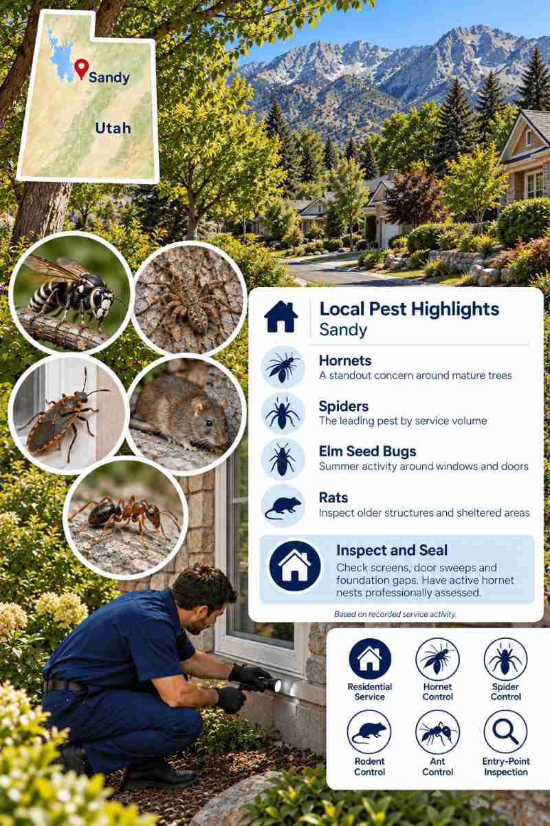 Pest control in sandy, utah