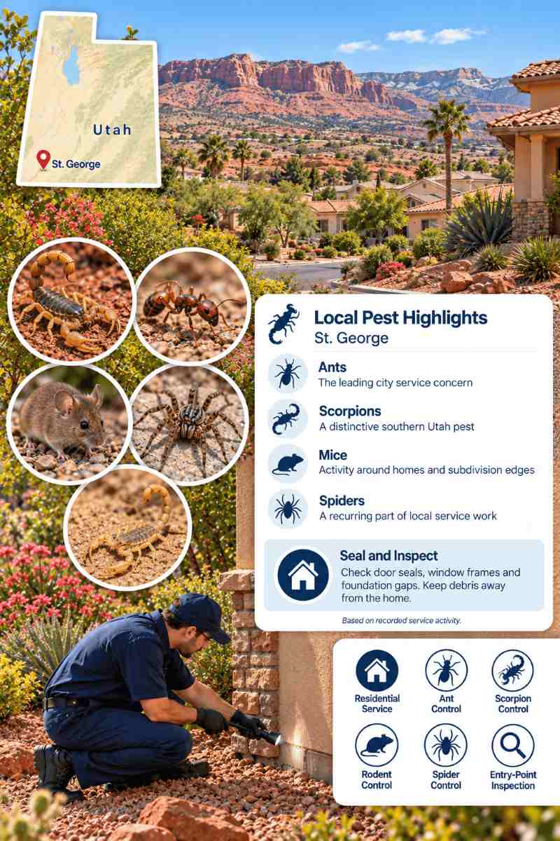 Pest control in st. George, utah