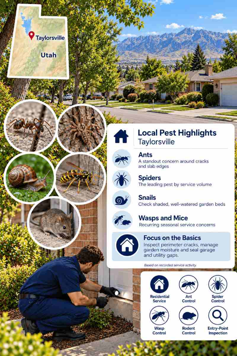 Pest control in taylorsville, utah